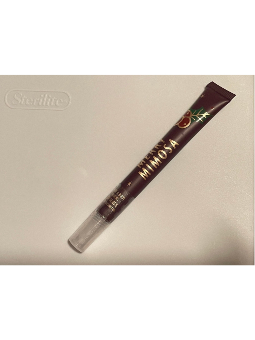 Bath & Body Works Merry Mimosa Lip Gloss (.34 oz Tube)